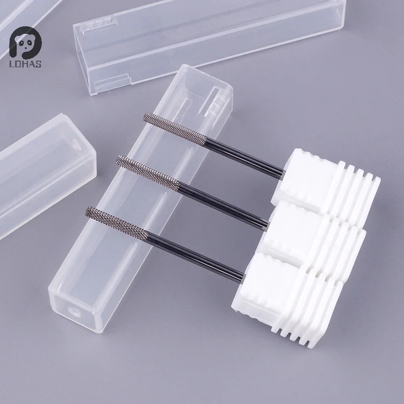 1pc aço de tungstênio profissional prego broca arquivos gel polonês remover rebarbas para máquina elétrica cutícula ferramenta limpa