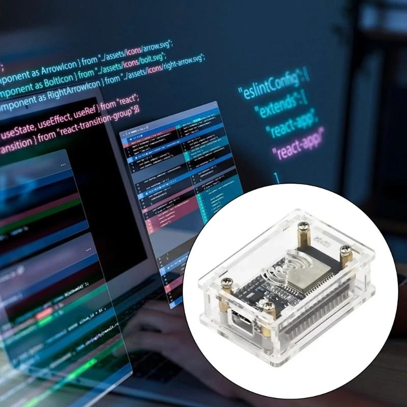 83CE High Visibilitys Acrylic Cover for NodeMcu Lua CP2102/CH340G ESP32 IoT Boards