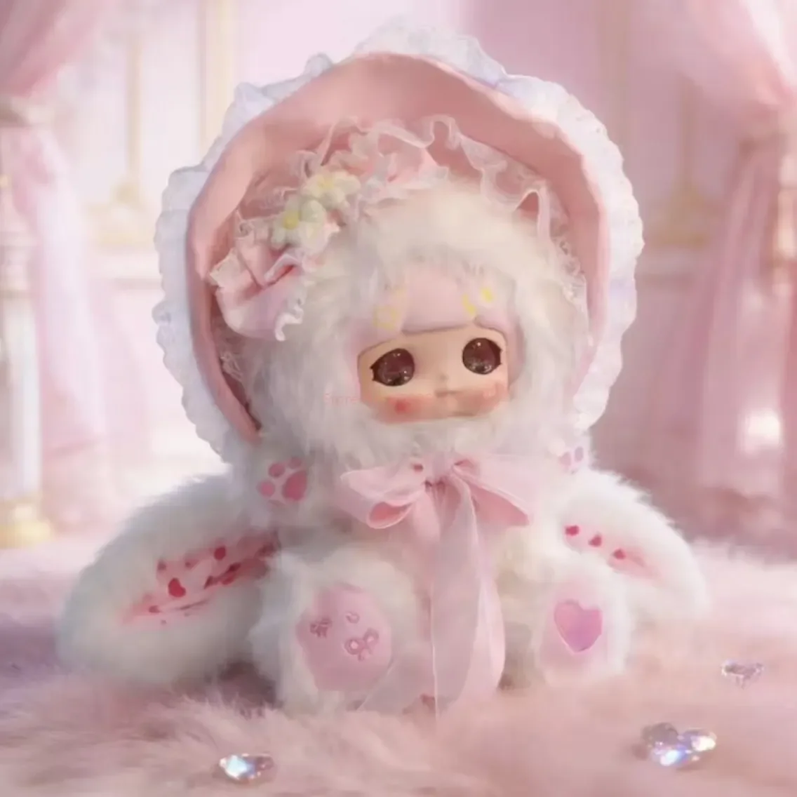

Original Xuefu Rabbit 600% Lace Dream Flowing Sand Eye Series Blind Box Toy Doll Soft Sofa Hug Pillow Ornament Mystery Box Gifts