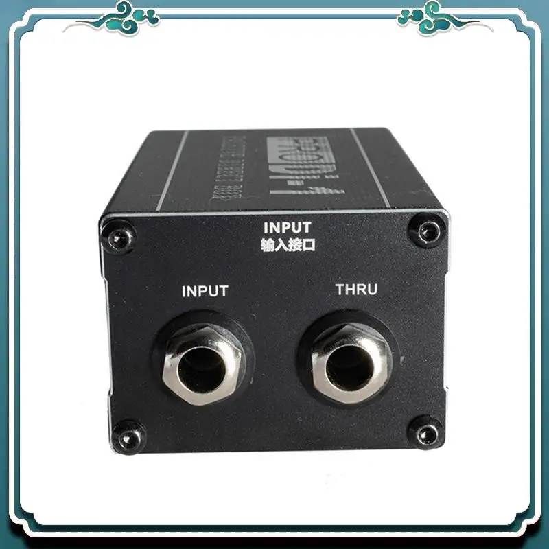 Easy To Use Single Channel Passive DI-Box With XLR TRS Interfaces Direct Injection Audio Box Balanced & Unbalance Signal Convert
