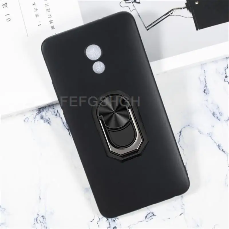 For Meizu Pro 6 Plus Back Finger Ring Soft TPU Silicone Case For Meizu Pro 6 Plus Phone Cover