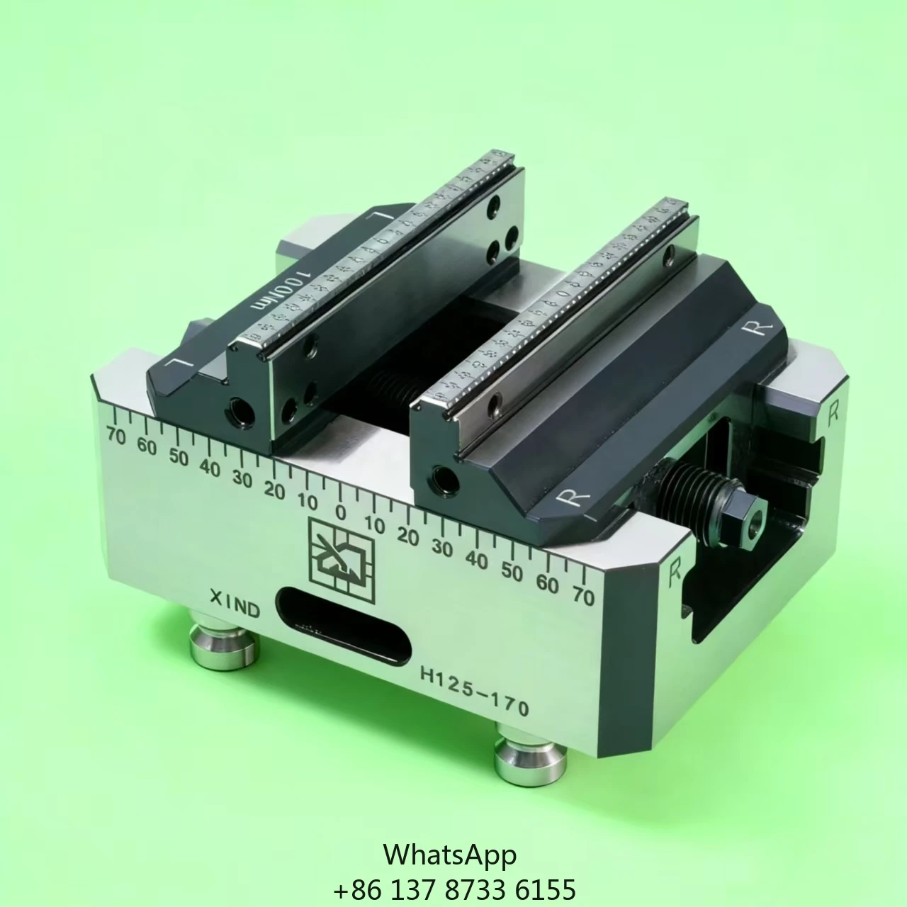 

Прецизионные прямые продажи с фабрики H125 Style 4-осевые 5-осевые универсальные тиски Прецизионные тиски Самоцентрирующиеся тиски