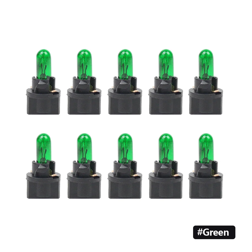 10Pcs T5 SMD LED Auto Licht Autos Licht emittierende Diode Instrument Gauge Dashboard Glühbirnen Auto Innen Anzeige Lampe