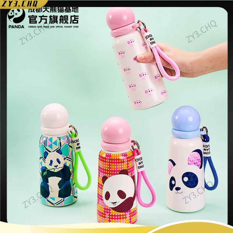 

Chengdu Giant Panda Base Insulated Cup 316 Stainless Steel Water Cup Fashion Cultural And Creative Souvenir With Hand Gift