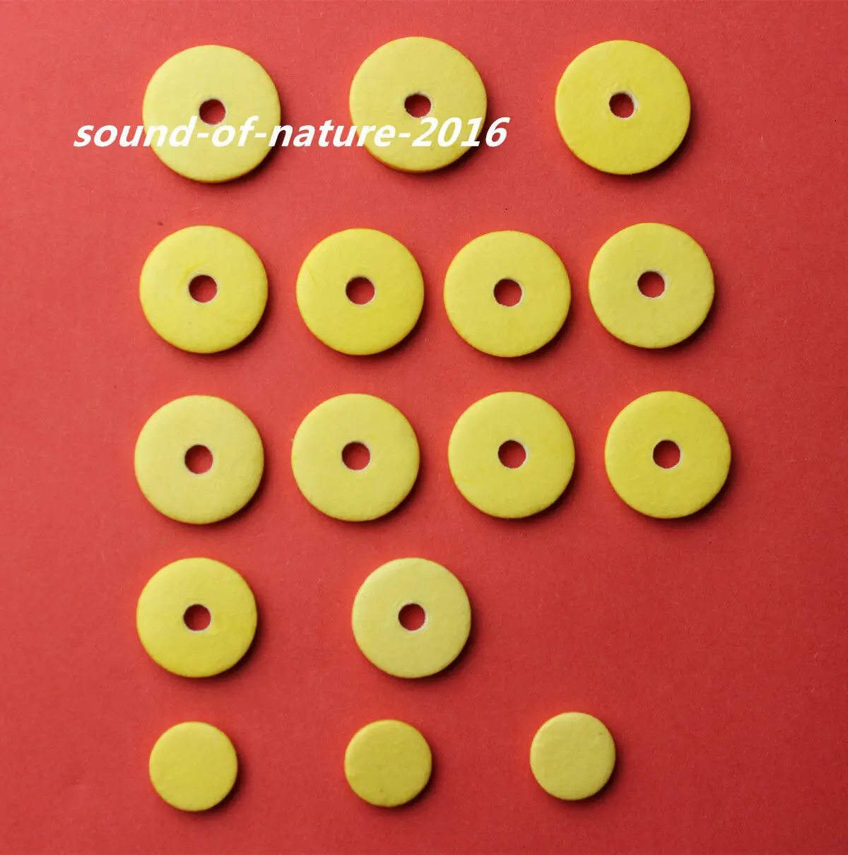 Flute Parts: 10 Set Flute Pads 16 Closed Hole First-class