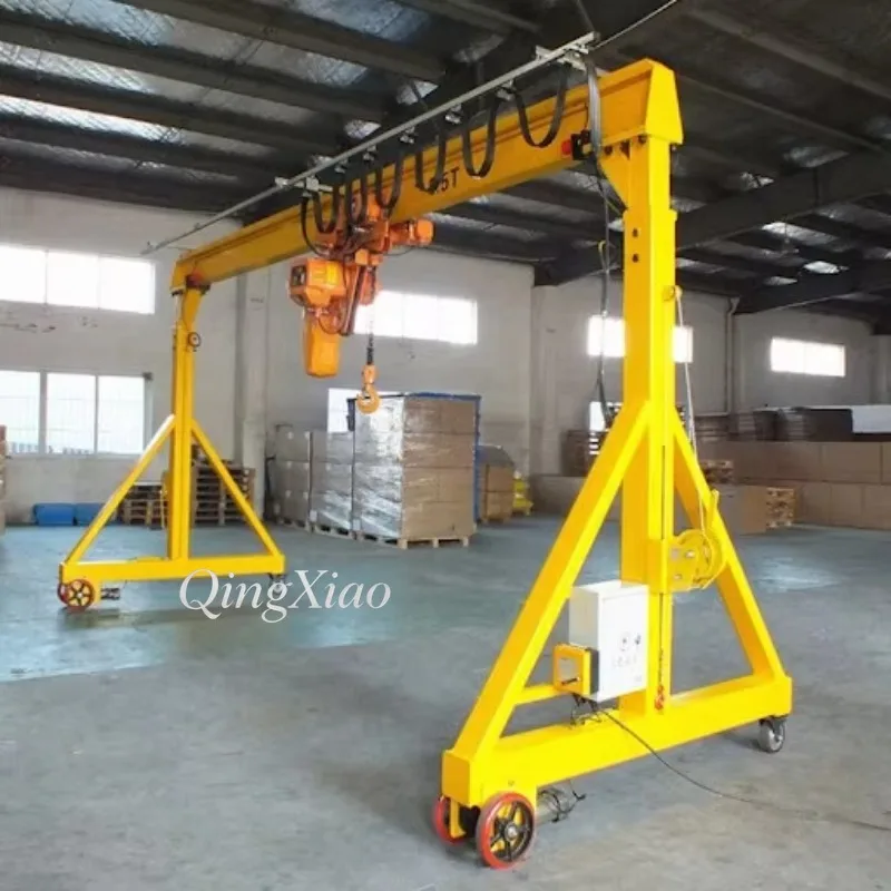 Industrial Indoor Gantry Crane Multiple Ton Load Specifications In Processing Plant Warehouse Heavy Goods Transport Hoisting Job