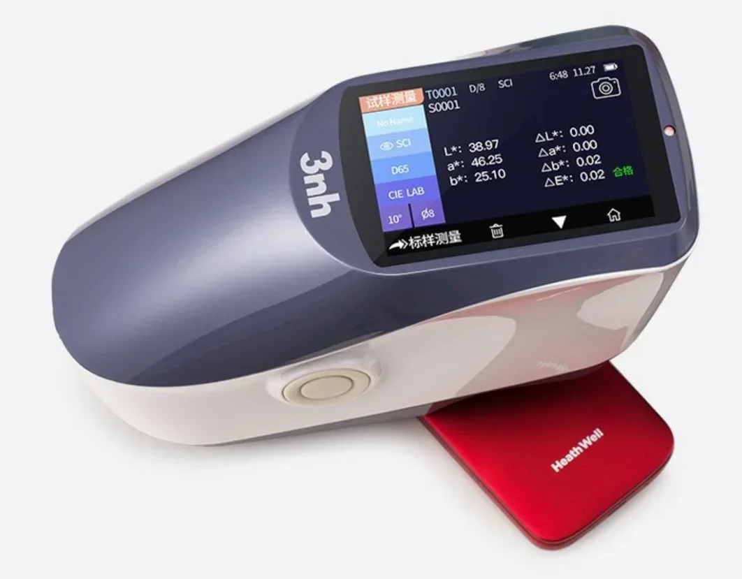 مقياس الطيف الضوئي المحمول YS3010 مع بيانات قياس SCI وSCE