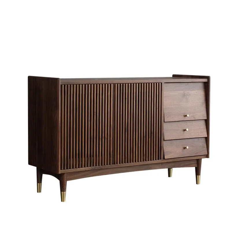 Display Wood Sideboard Multifunctional Shelves Mid Century Drawers Sideboard Nordic Hallway Armoires De Salon Bedroom Furniture