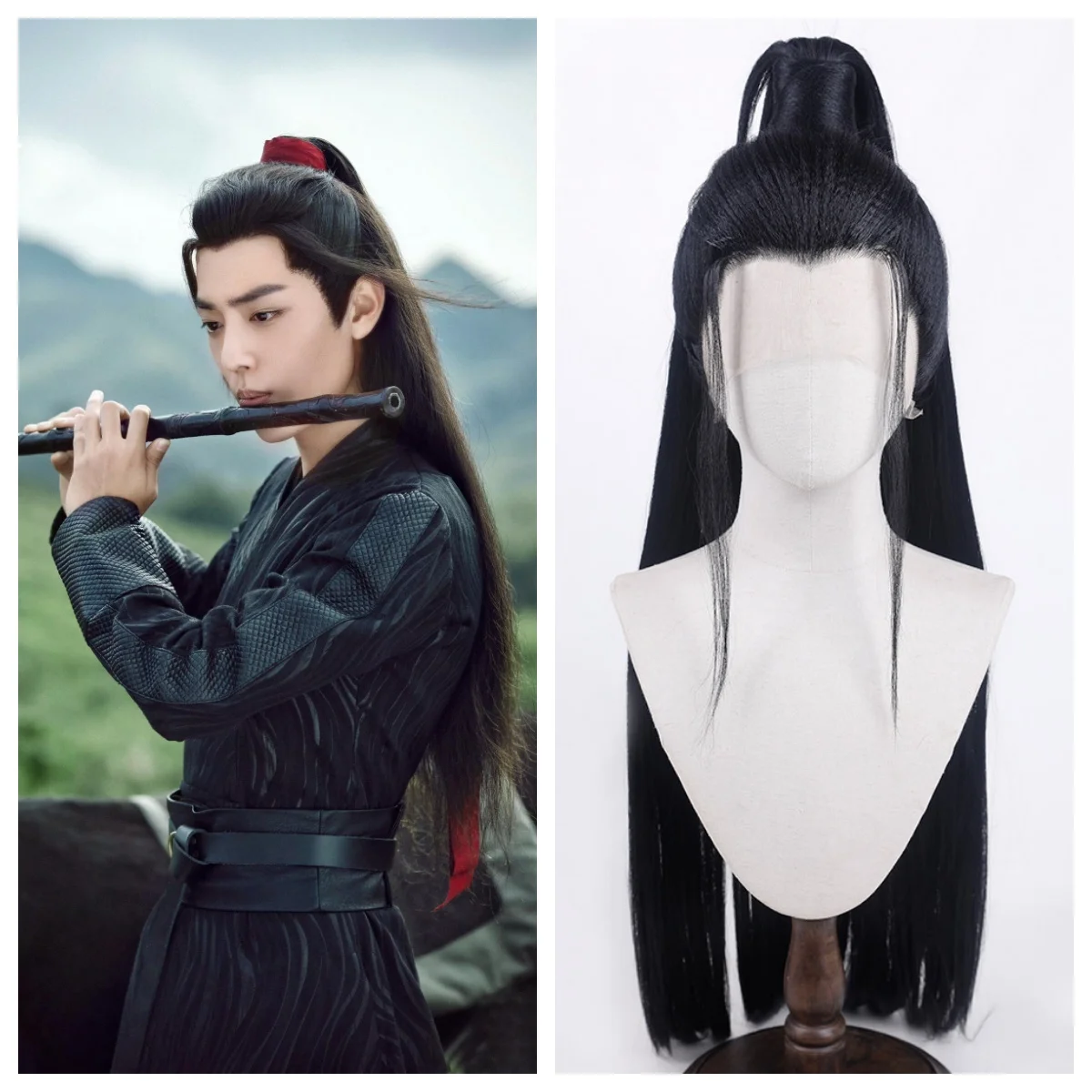 

TV The Untamed Styled Wig Xiao Zhan Wei Wuxian Mo Dao Zu Shi Grandmaster Of Demonic Cultivation Customized Long Hairstyle Wigs