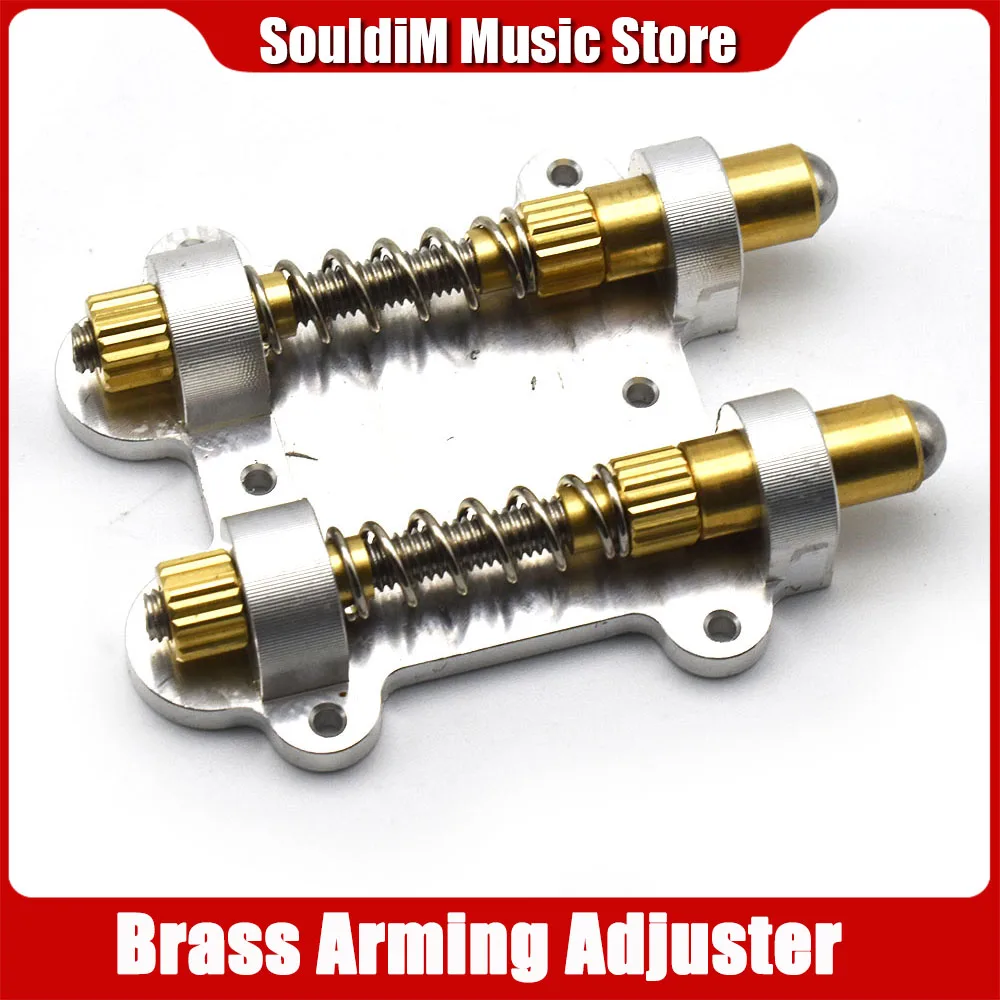 1 Pcs Guitar Brass Double Tremolo Bridge Stabilizer Stopper Stabilizing Device Arming Adjuster Tremsetter ESP Style