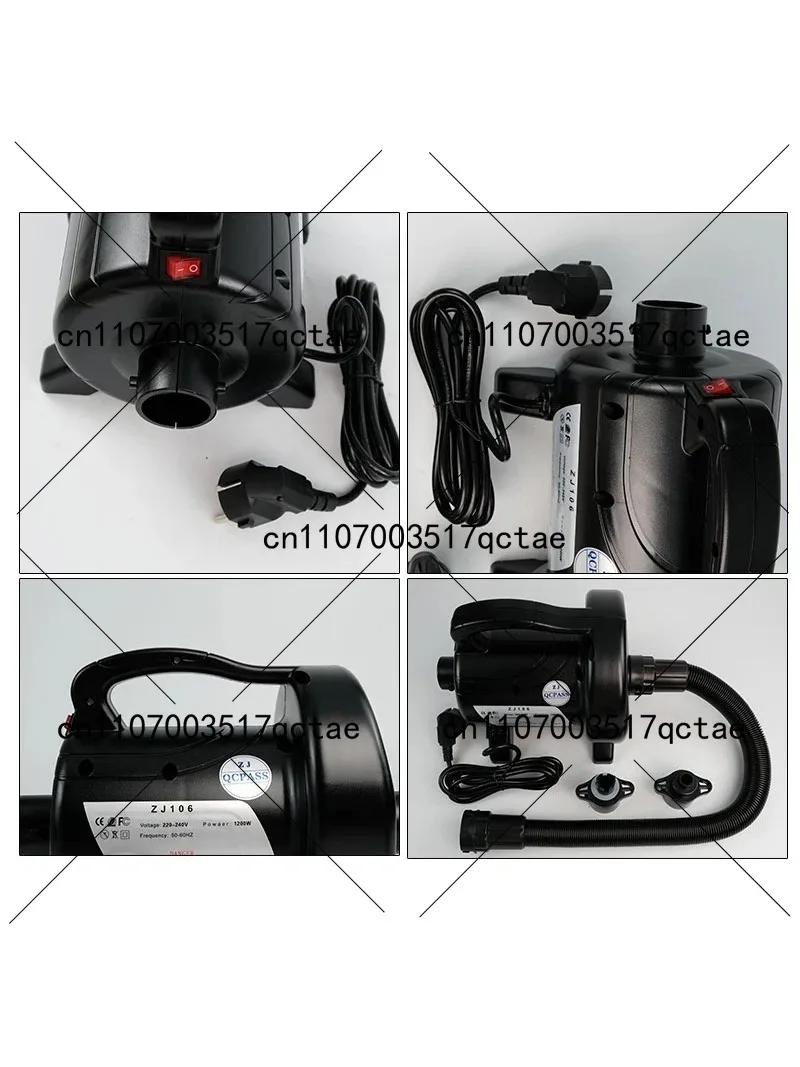 ZJ106 1200W 220V hot selling Marine high pressure inflatable tent inflatable boat inflatable boat pump