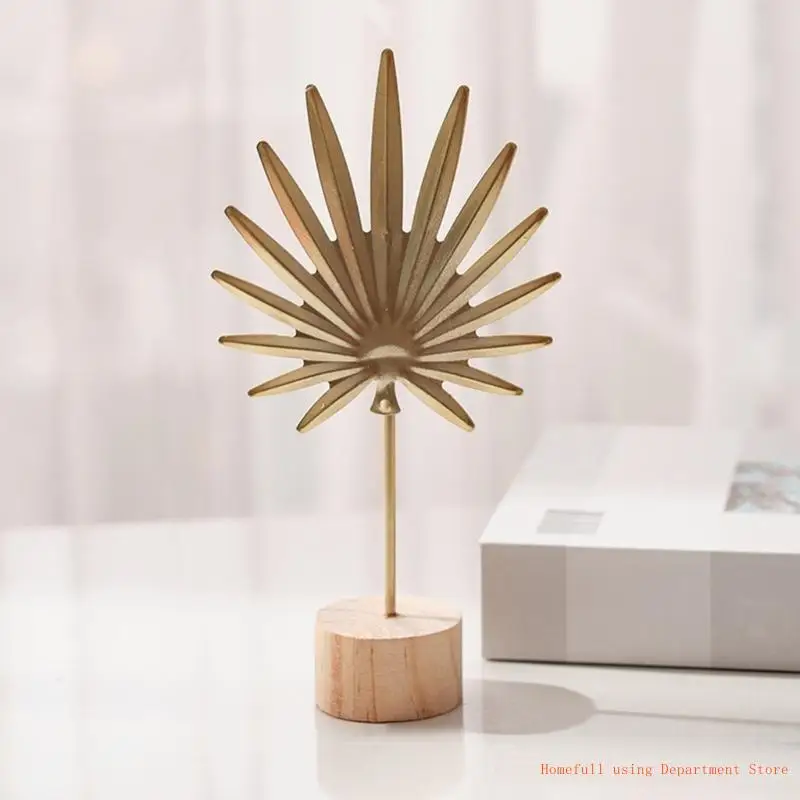 

Iron Ginkgo Leaf Sculpture with Base Party Centerpieces Table Decorations