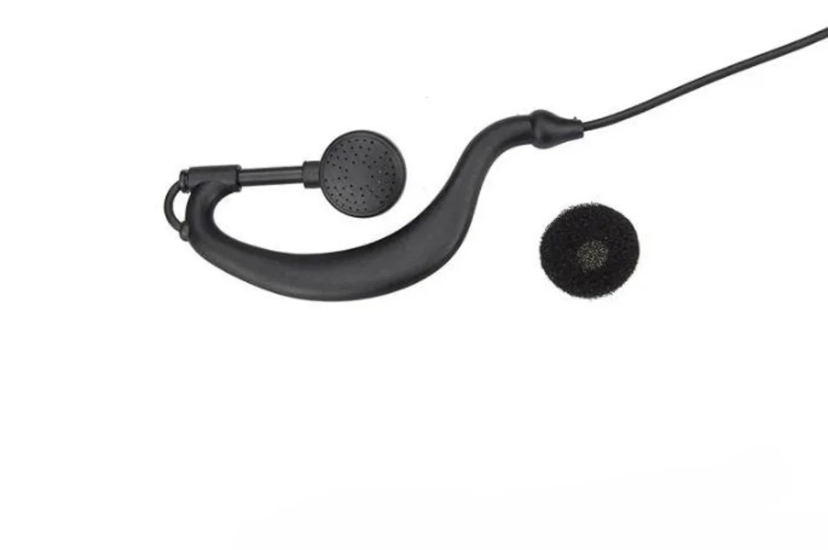 10PCS วิทยุ 2 Pin หูฟัง PTT Mic หูฟังชุดหูฟังสําหรับ Motorola GP68 GP88 GP88S GP300 GP2000 HYT TC-500 518 600 Walkie Talkie