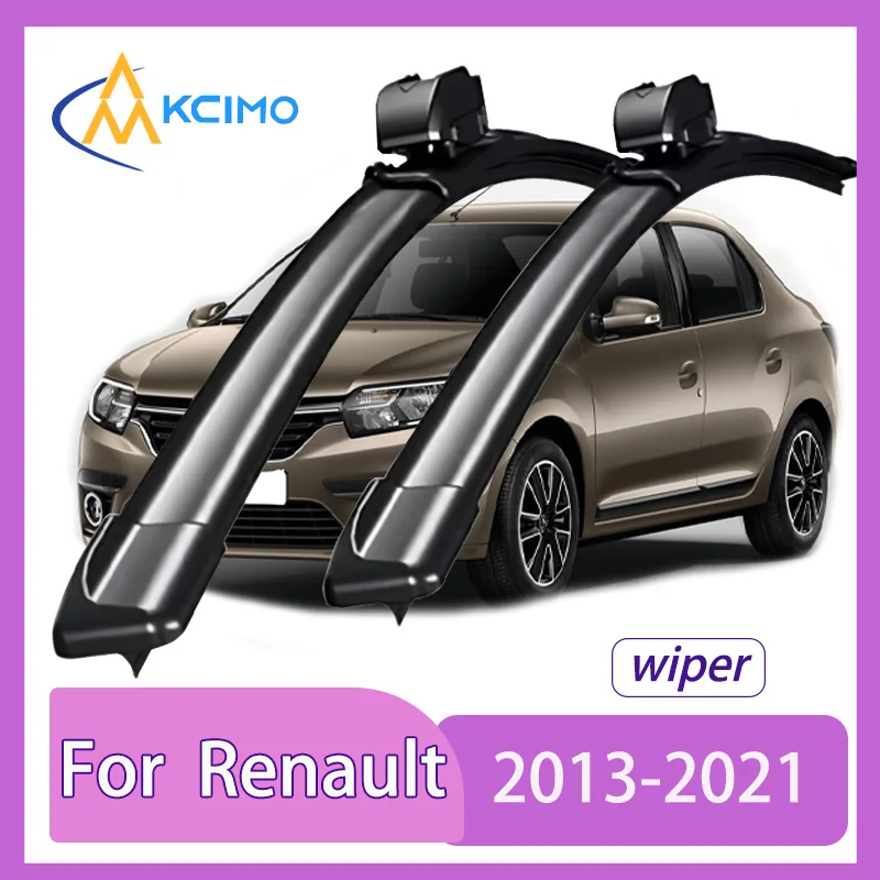 

Quiet Beam Wiper Blades 2pcs Windscreen Window Car Accessories For Renault Symbol III 2013-2021 Dacia Logan Renault Logan
