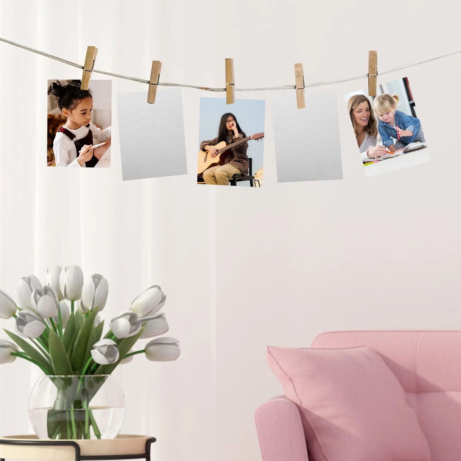 6 Pcs Poster Frame The Notebook Simulation Blank Metal Board Sublimation Aluminum