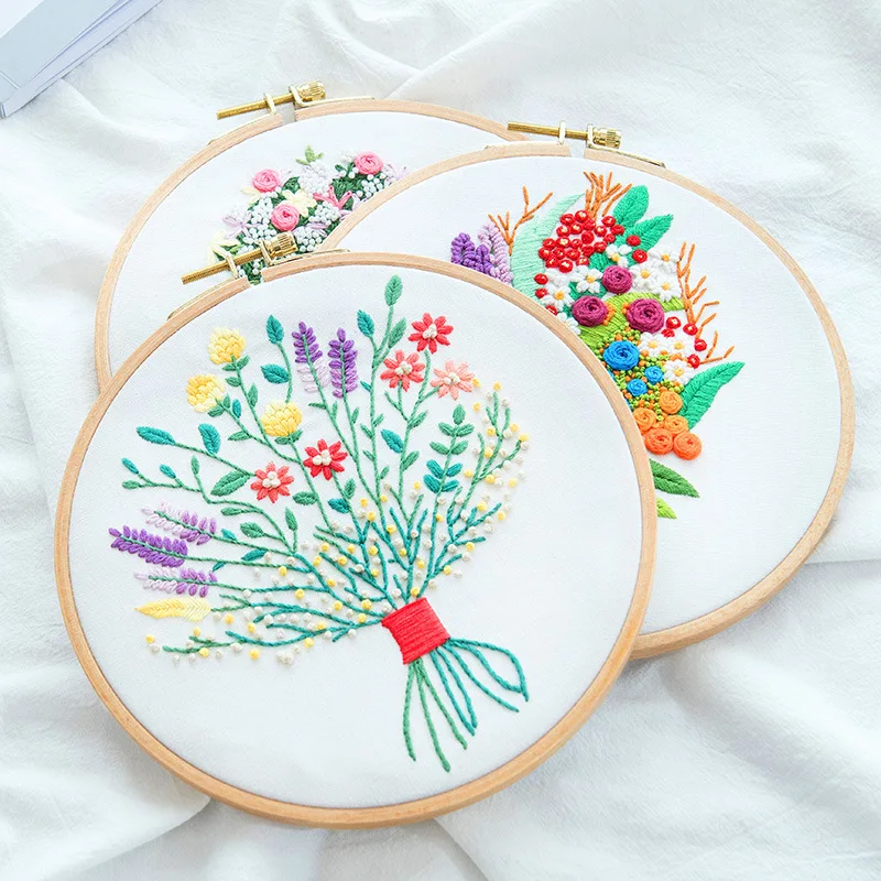 

Embroidery Treasure Diy Material Package Beginners Introduction Su Embroidery Cloth Art Chinese Traditional Crafts