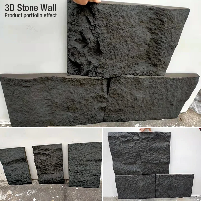 60x40 ซม.จําลองหิน 3D สติ๊กเกอร์ติดผนังหินอิฐวอลล์เปเปอร์กําแพงห้องนั่งเล่น rhombus 3D ผนังแม่พิมพ์กระเบื้อง