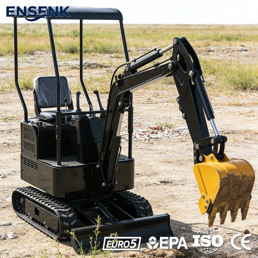 

ager For Garden Giardino Work Factory Direct Mini Excavator 1.2Ton Multifunctional With Trencher For Construction Fa China Direc