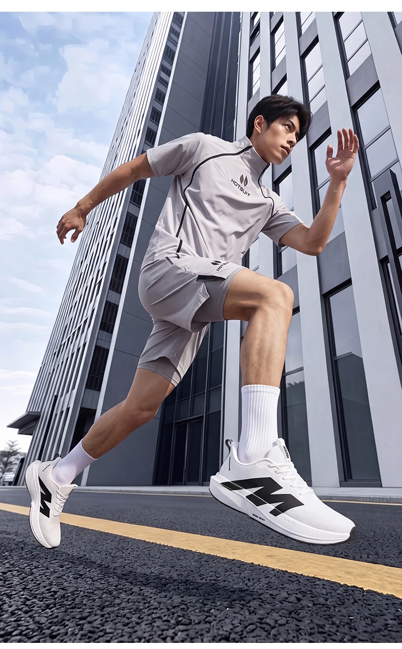 Marathon-Laufschuhe Herren Sneakers mit Carbonplatte Outdoor-Sport Atmungsaktiv Leichtgewicht Damen Bequeme Athletische Sneakers Prime – Detail 33
