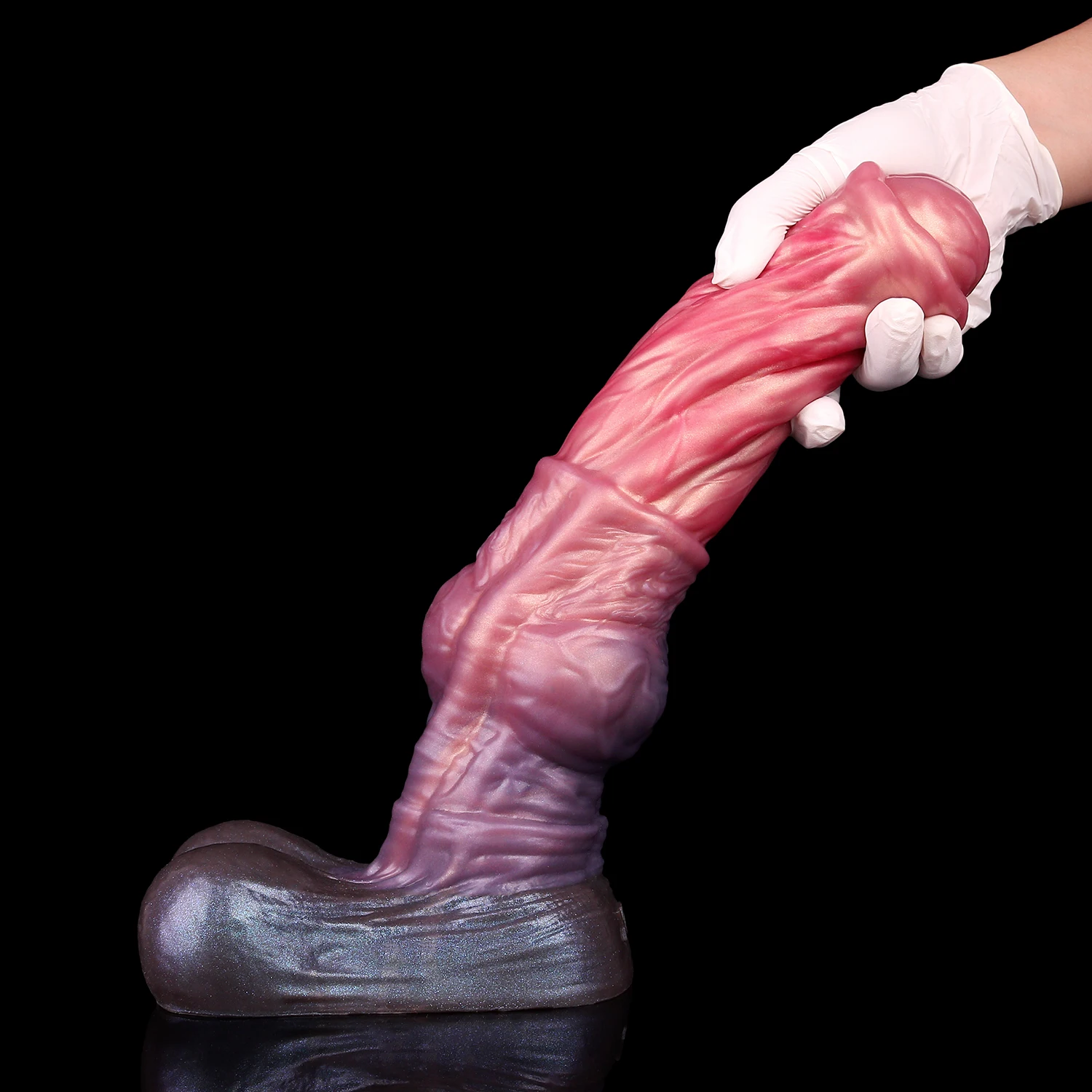 FAAK Grande Fantasy Cavallo Dildo Taglia SML Con Ventosa Spina Anale Doppio Strato Pene In Silicone Masturbatore Femminile