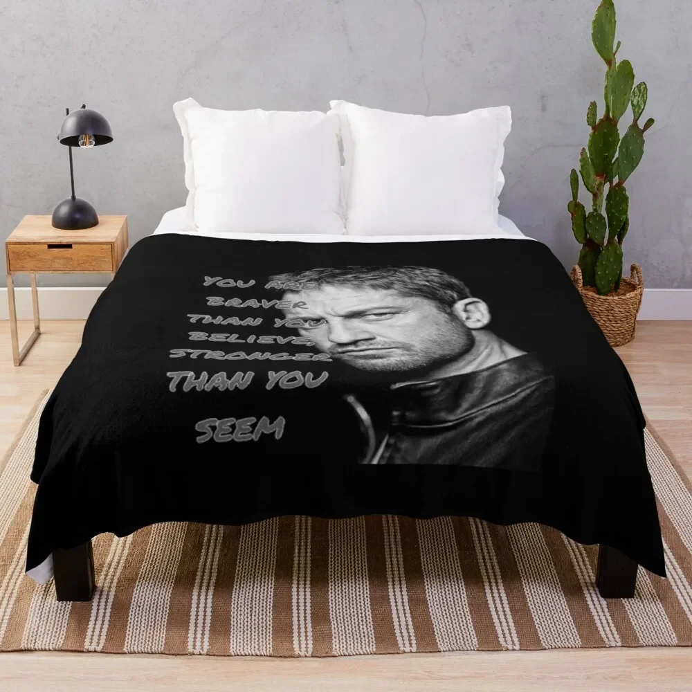 Photo of Gerard butler Throw Blanket Blankets For Sofas Bed linens for babies Soft Plaid Blankets