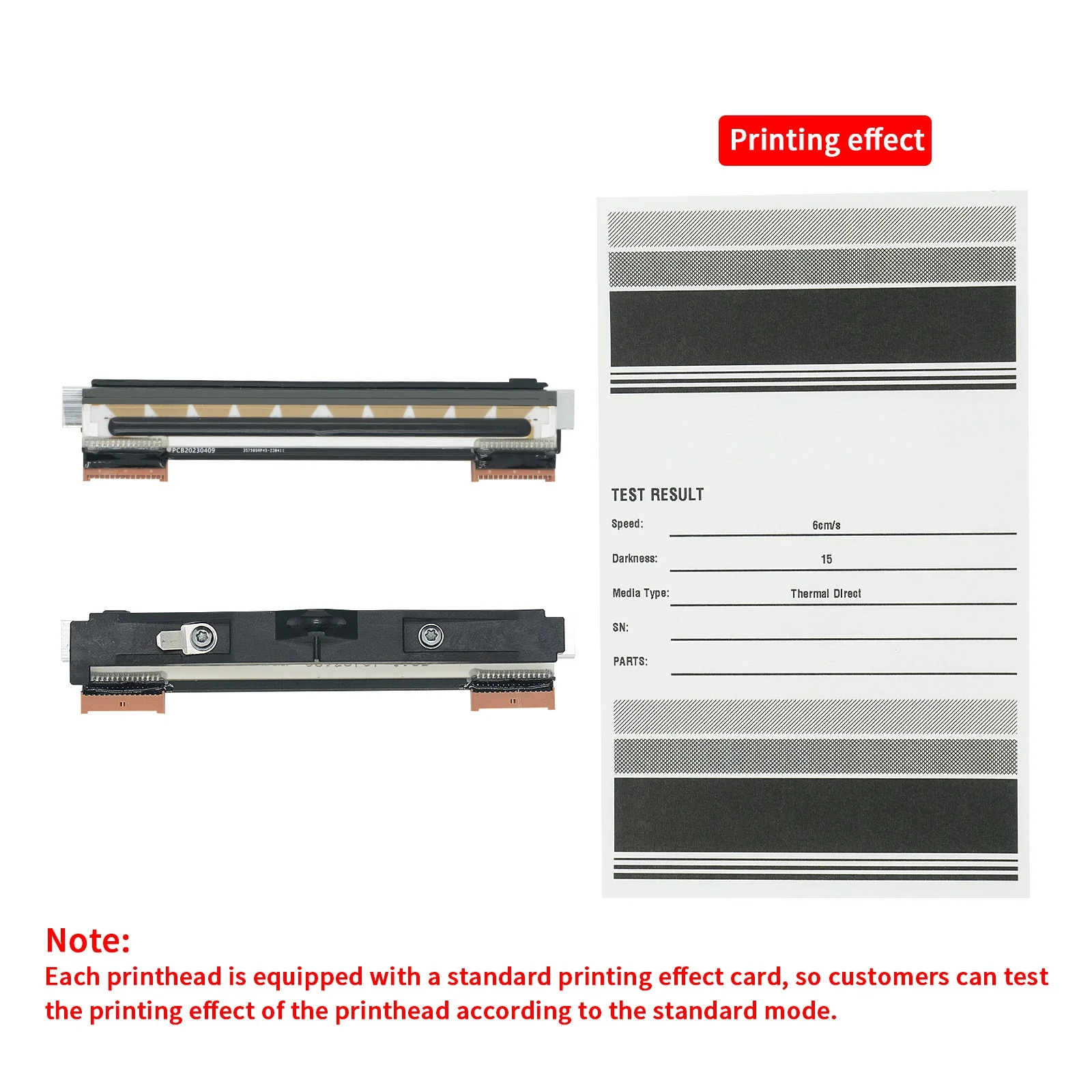 P1080383-415 Printer termal 203dpi untuk Printer Label kode batang Zebra ZD420D ZD620D, baru
