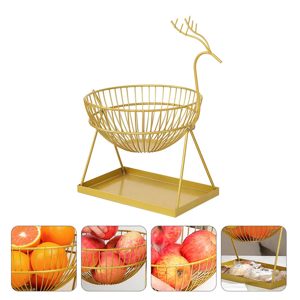 1-panier-a-fruits-en-fer-double-couche-en-forme-de-faon-panier-de-rangement-decoratif-pour-la-cuisine-le-salon-l'organisation-des-collations-des-fruits-et-des-aliments