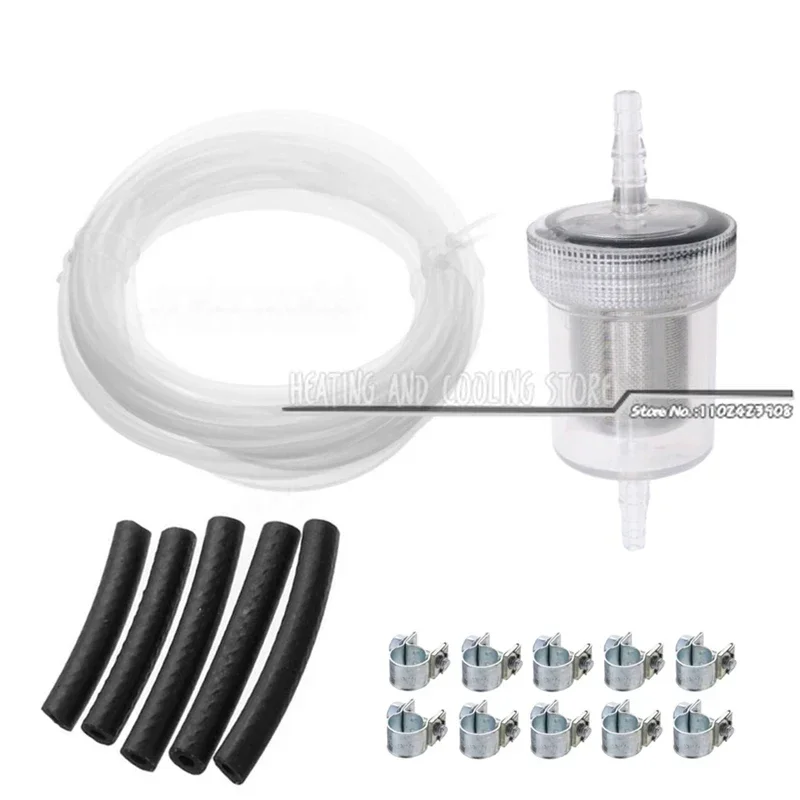 For Webasto Eberspacher Diesel Heater Inline Fuel Filter Hose Clip Pipe Line Kit Replace Parking heater Fuel Tank Hose Clip Kits