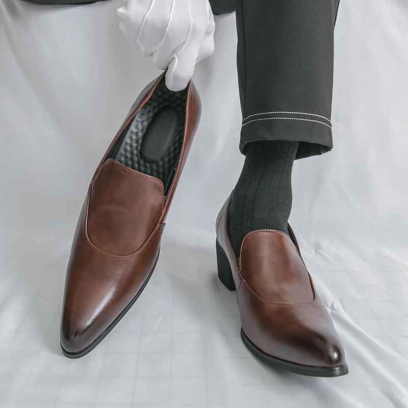 

Мужские модельные туфли, модные костюмные туфли, роскошные кроссовки, классические свадебные туфли в социальном стиле, оригинальная официальная обувь, профессиональная кожаная обувь