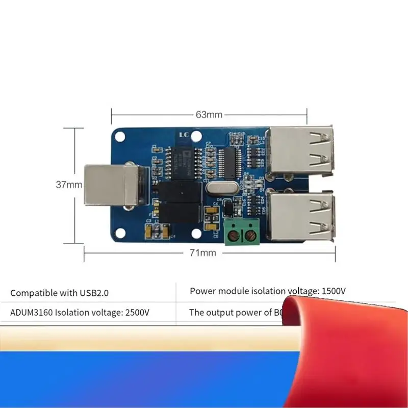 

ADUM4160 USB-изолятор аудиосигнала 1,5 Мбит/с 12 Мбит/с Изолятор питания цифрового сигнала-X62A