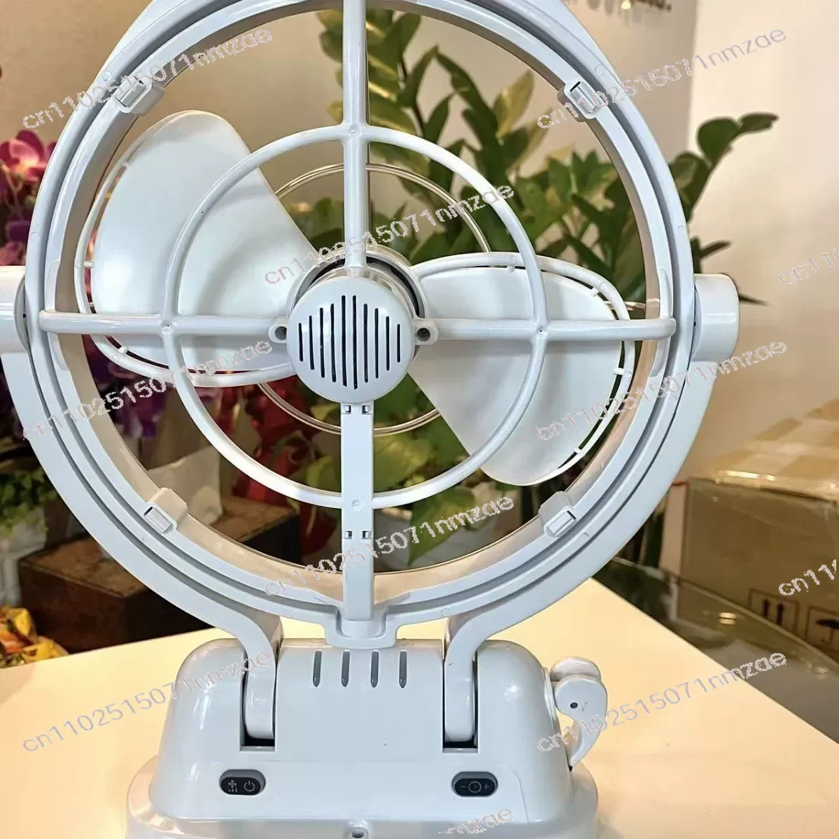 8 Inch 2 Blades Brushless Motor RV Fan 360 Degree Adjustable Quiet Marine Caravan Cooling Fan 12V 24V