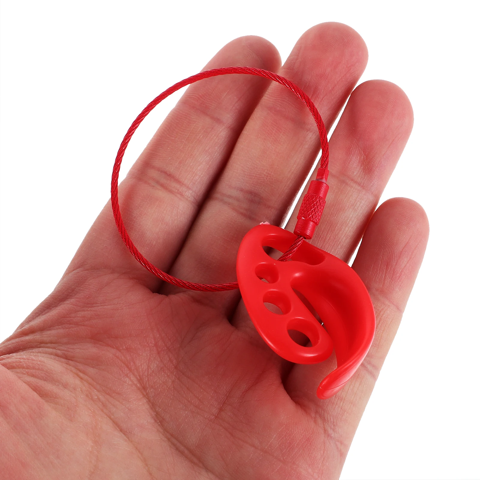 

5 Pcs Hook Flying Disc Buckles Clips Carrier Organizing Disk Limit Clasp Holder for Hanging with Wire Cables