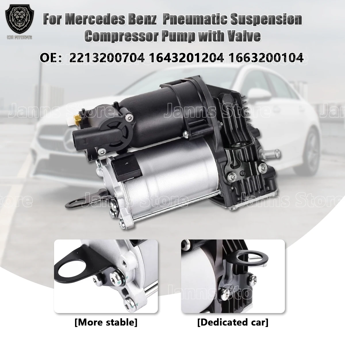 ملحق السيارة For mercedes Compressor air suspension A 164 320 12 04 / 1643201204 for benz ML GL W164 X164 1643201004 1643201004