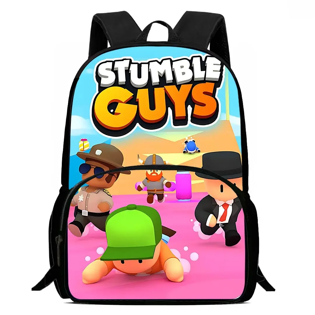 Stumbles Guyss Kids Backpacks Boys and Girls Student Birthday Gift Child School Bags Large Capacity Camping Durable Rucksack