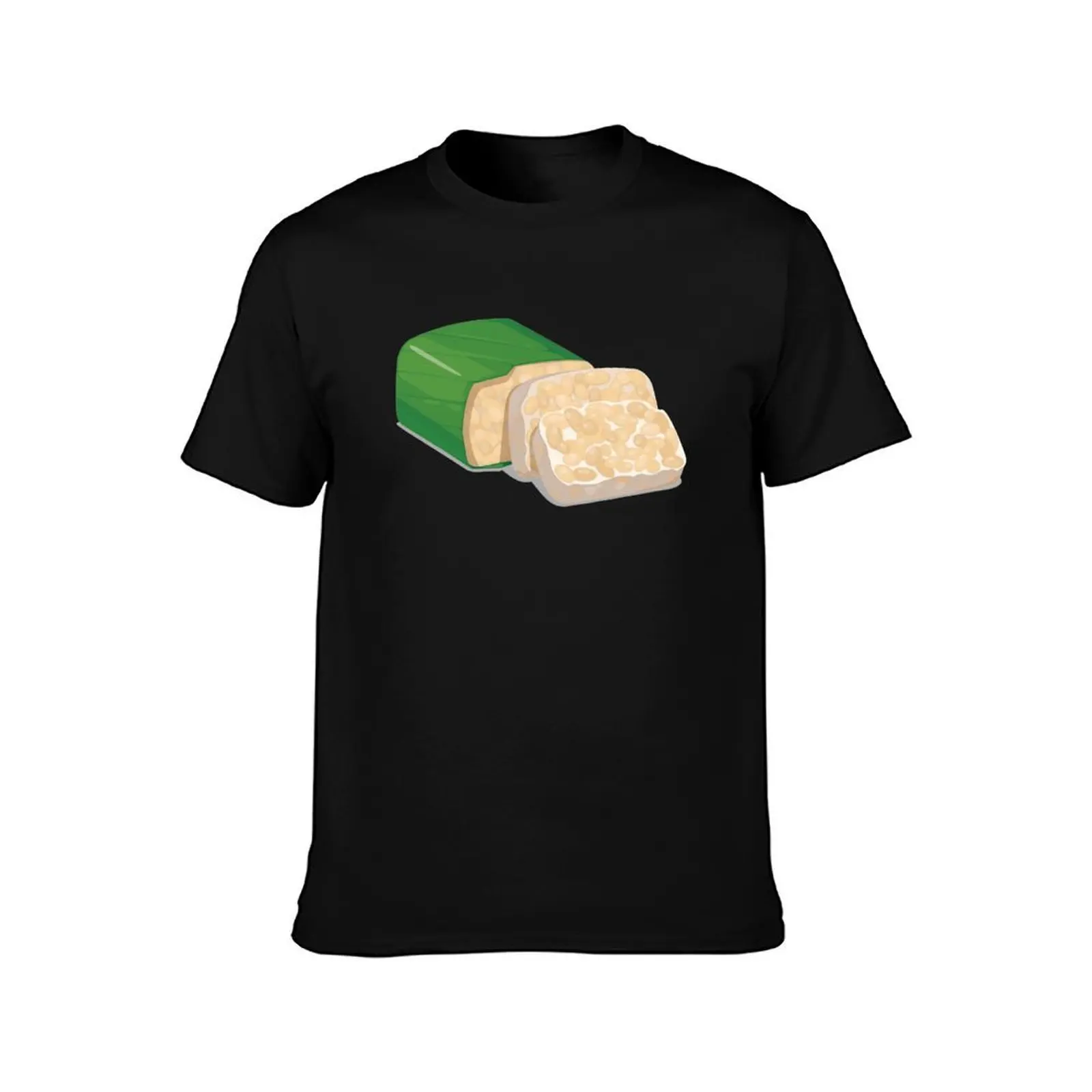 Indonesian Tempe - Fermented Soybean Wrapped In Banana Leaves T-Shirt Basic Crew Neck Short Sleeve Top