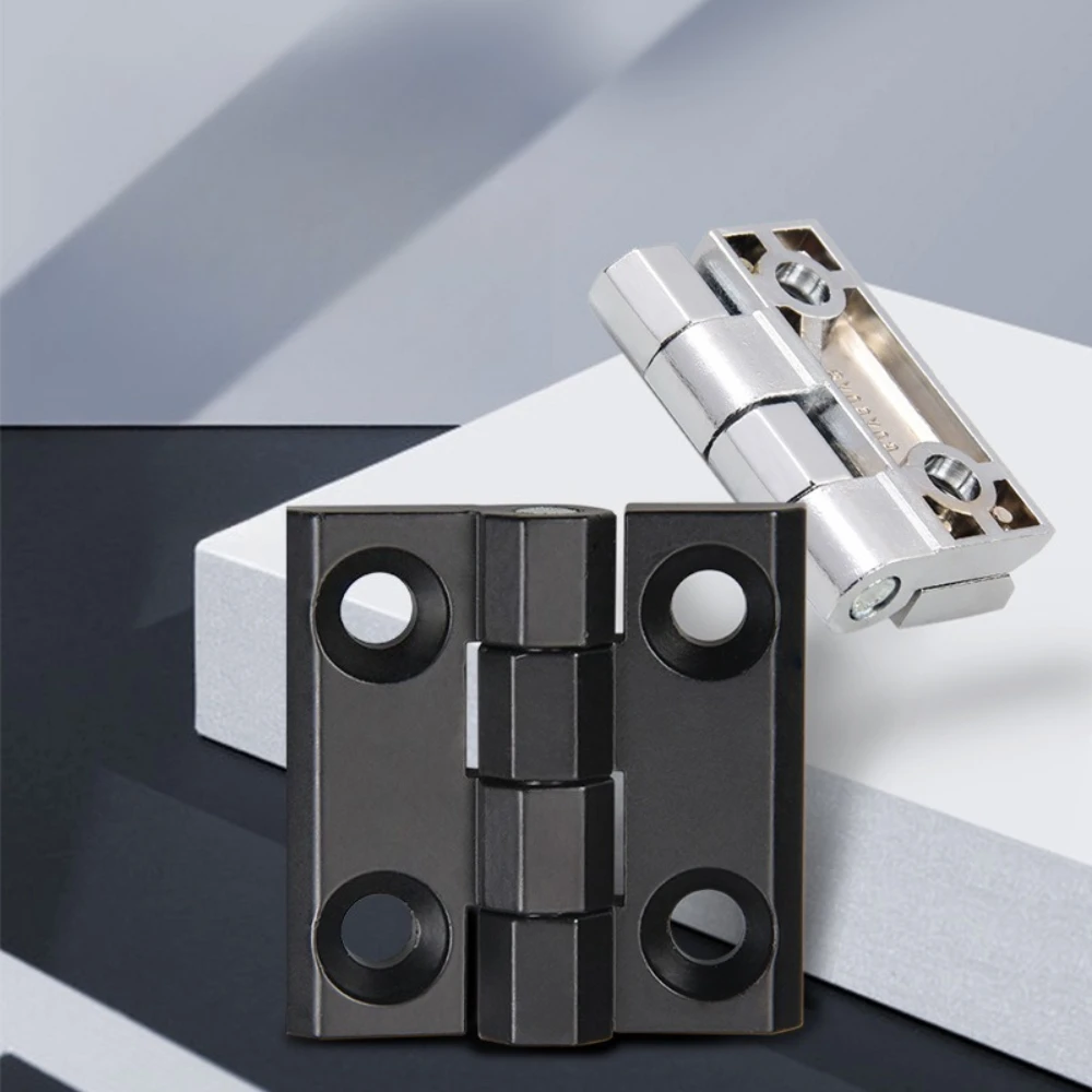 

2Pcs Chrome-plated Zinc Alloy Hinge 40x40mm Door Frame Hinges Aluminum Profile Hinge Install Kit for Aluminum Extrusion Profile