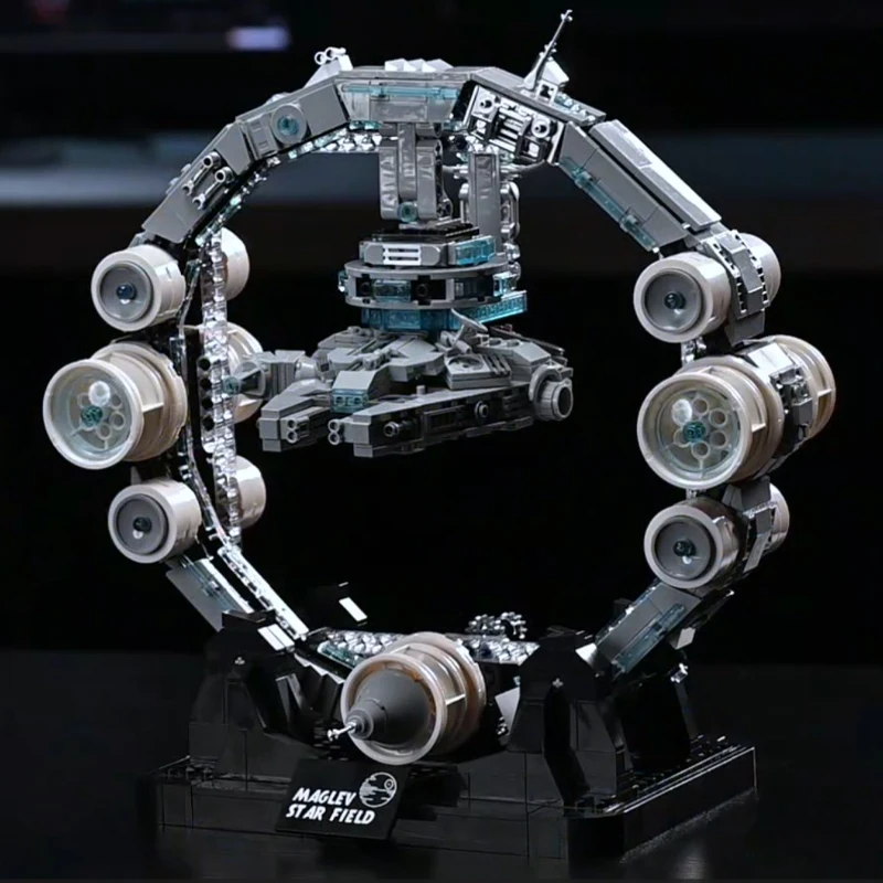 

1196pcs Star Plan MOC Building Blocks Model Falcon Spaceship DIY Building Toys Set Brick Cool Room Ornament Gifts for Adult Boys