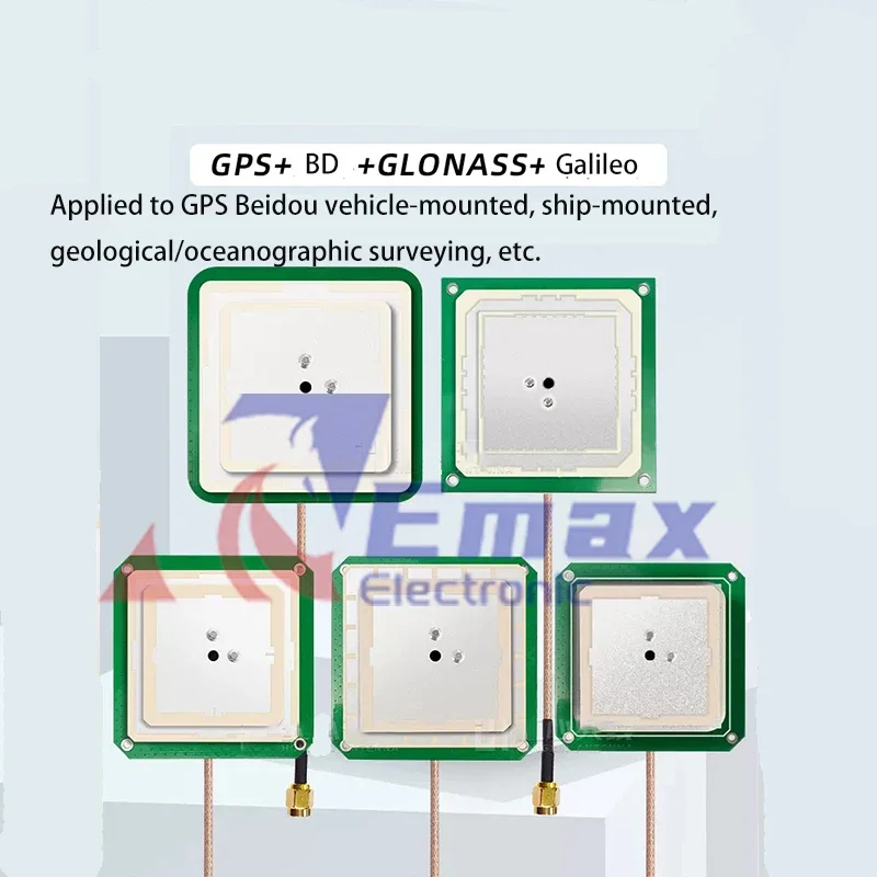 

RTK BD GPS Высокоточная стековая керамическая антенна 15 см SMA-J GNSS Четырехзвездочный многочастотный дифференциальный позиционирование автомобиля Ant