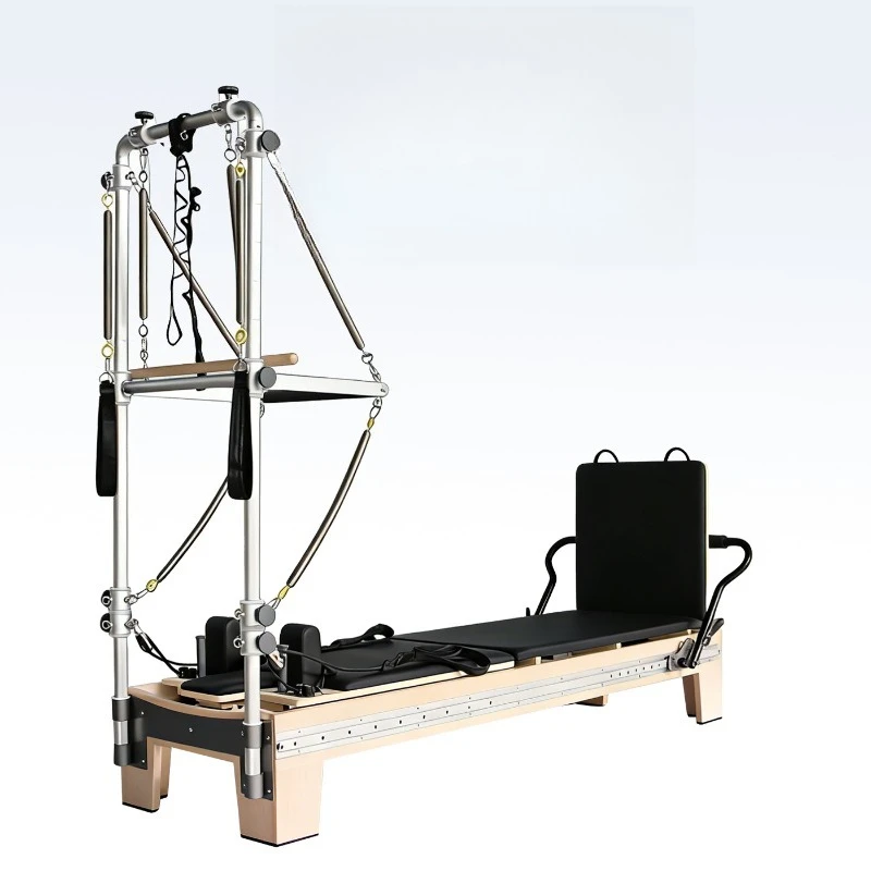 Semi-elevated Pilates core bed Super fiber leather core bed Sports fitness equipment Maple core bed