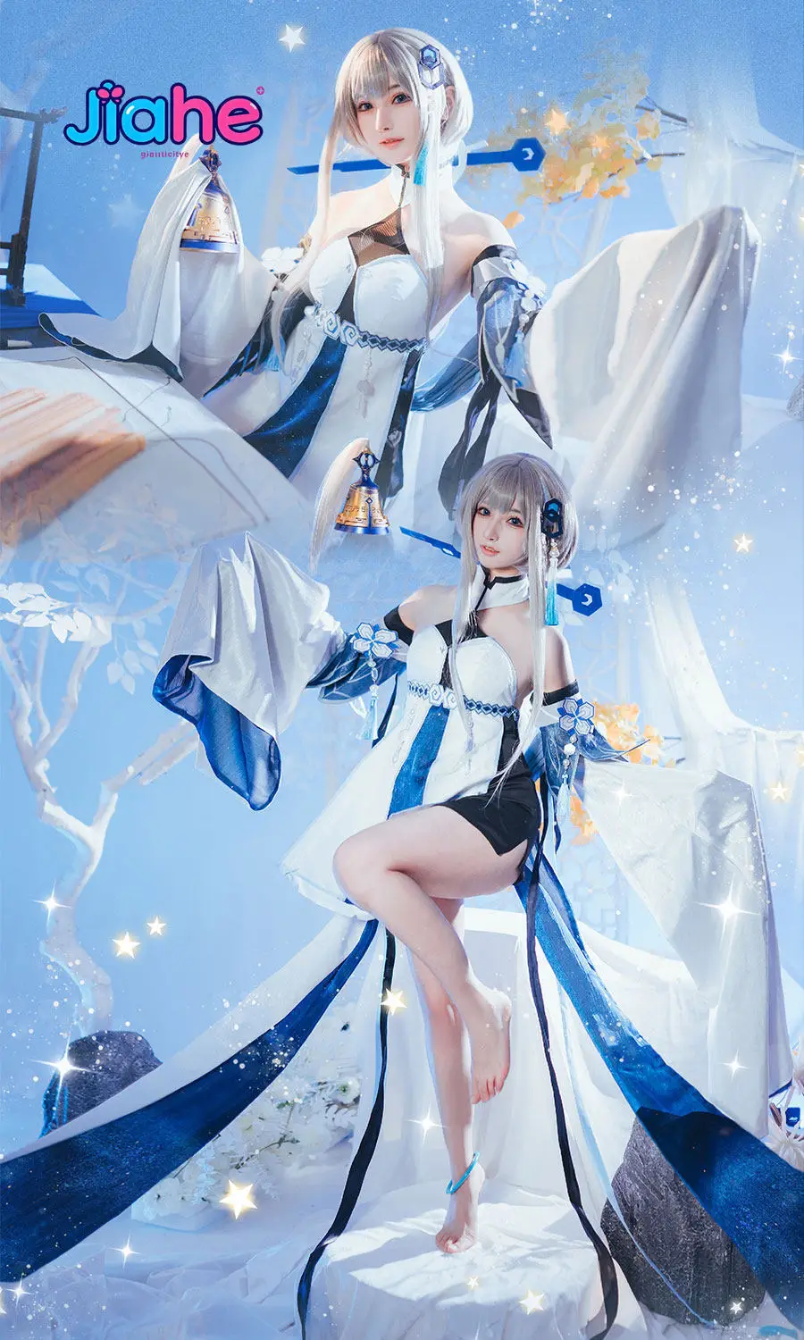 Guizhong Game Genshin Impact Cosplay Costume Gorgrous Sweet Uniform Dress Halloween Carnival Party Role Play Clothing Girl Woman - view 3