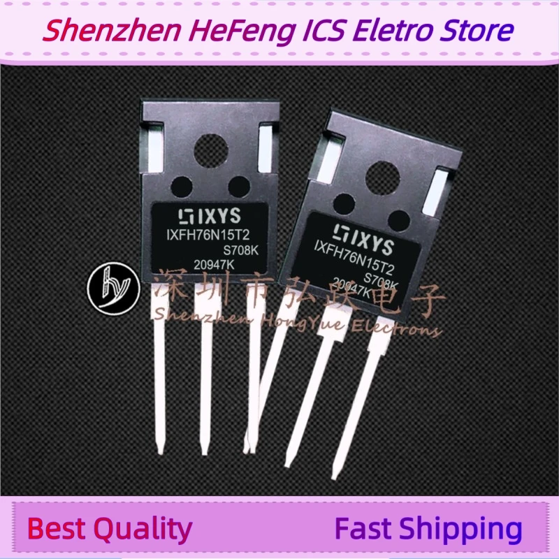 

10PCS -20PCS IXFH76N15T2 TO-247 76A 150V Fast Shipping Quality Guarantee