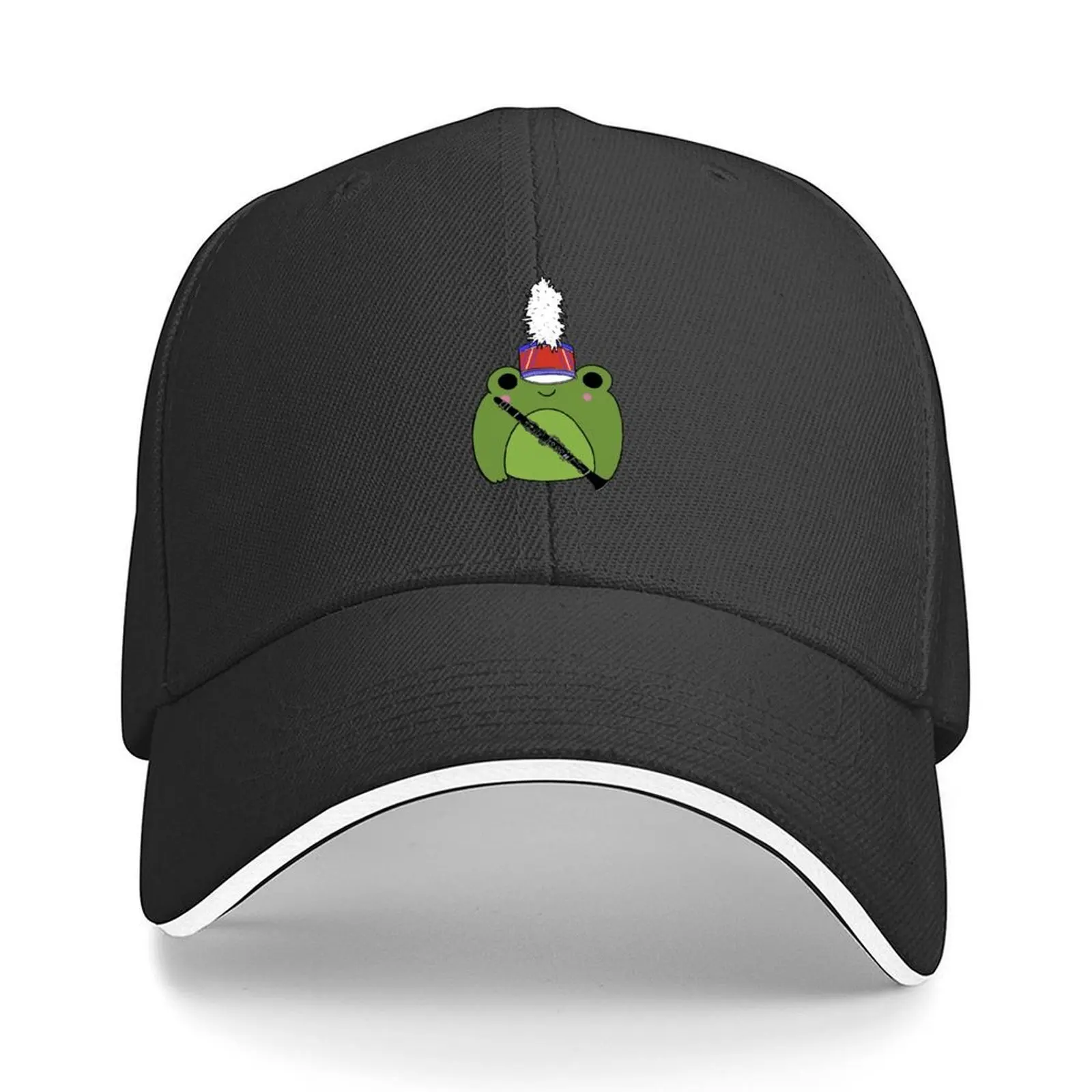 

Marching Clarinet Froggie Baseball Cap New Hat Golf Cap birthday Snapback Cap Women's Hats Men's