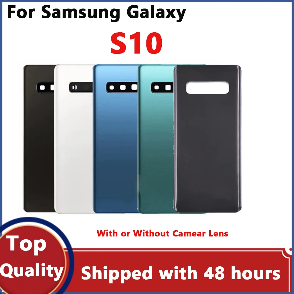 

Back Cover For Samsung Galaxy S10 G973 Back Door Replacement Battery Case ,Rear Housing Cover For S10 With Camera Lens