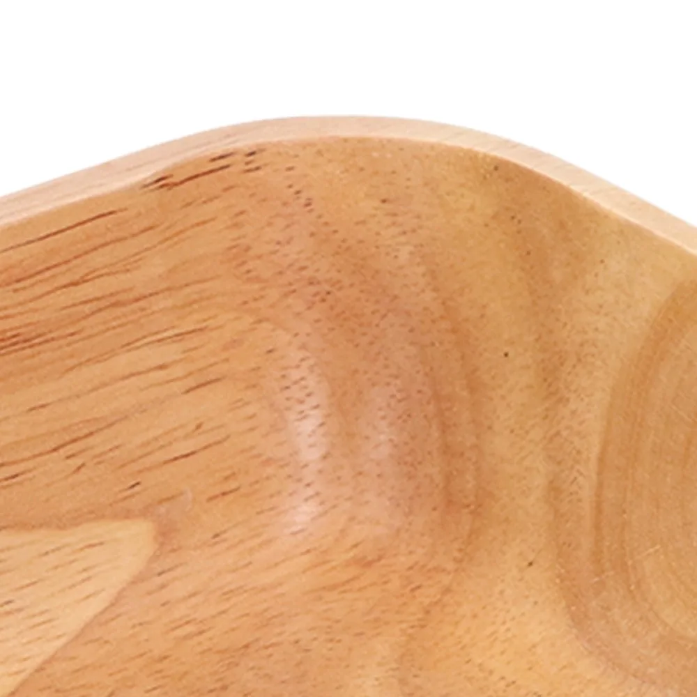Multi Purpose Wood Wood Plate Square Light Luxury Texture Fruit Tray Smooth Original Wood Color Salad Plate Decoration