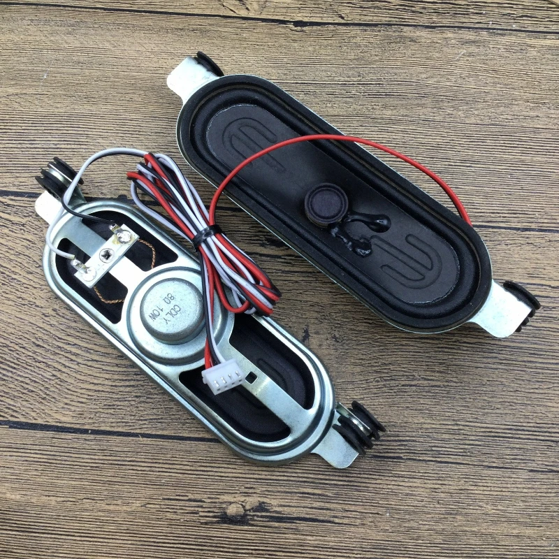 SOTAMIA 2PCS 15.5cm*4.5cm Full Range Speaker 8 Ohm 10W 42E61HR LCD TV Speaker Household Audio Appliance Repair for Skyworth
