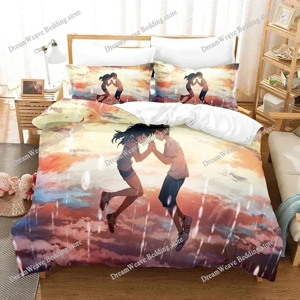 3D Printed Anime The Son of Weather Bedding Set Duvet Cover Bedroom Comforter Single Twin King _Size Quilt Cover Luxury Gifts 5