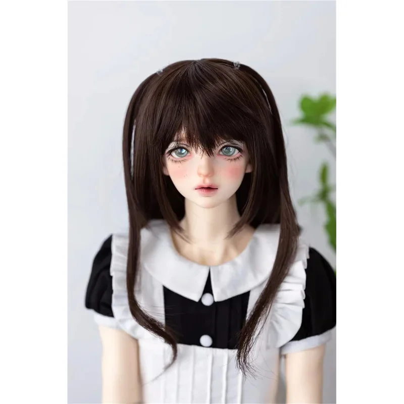 Parrucca per ragazze bambola BJD 1/3 seta ad alta temperatura carino dolce reparto parrucca per capelli lunghi accessori per bambole