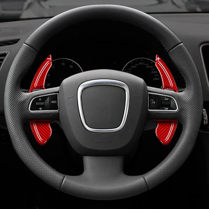 Car Steering Wheel Shift Paddle Shifter Extended ABS For Audi A3 S3 A4 S4 B8 A5 S5 A6 S6 A8 R8 Q5 Q7 A7 Q3 S5 S7 S8 RS3 RS6 SQ5