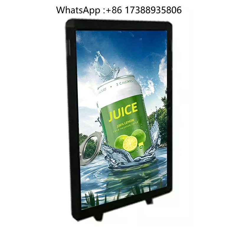 Popular LCD Backpack Billboard Video Player Billboard Portable  Human Street Walking Backpack Billboard 32 Inch