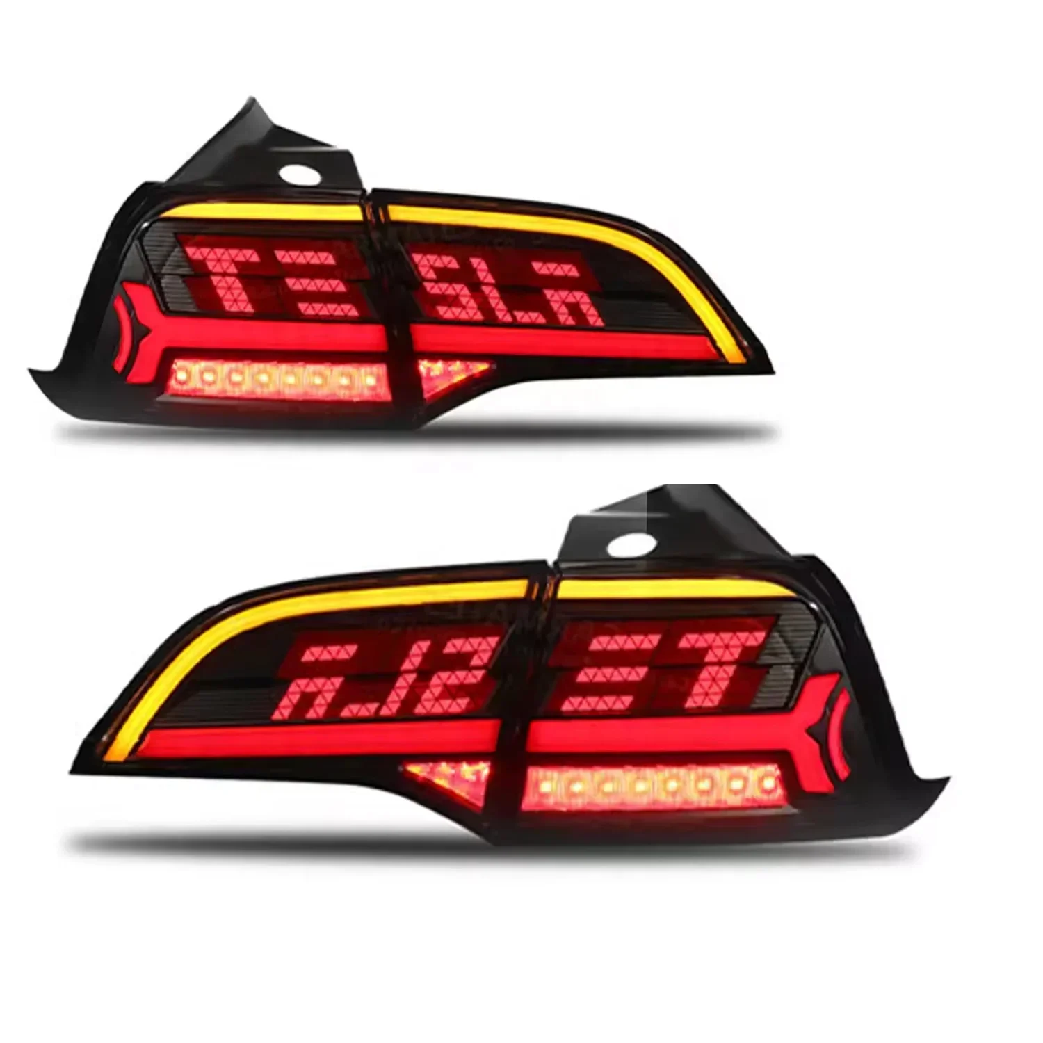 Factory Wholesale Led Tail Light For Teslas  18-23 OLED Tail Lamp For Model 3 Model Y Car Rear Back Taillights Accessory